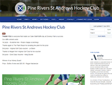 Tablet Screenshot of pinesaintshockey.com.au